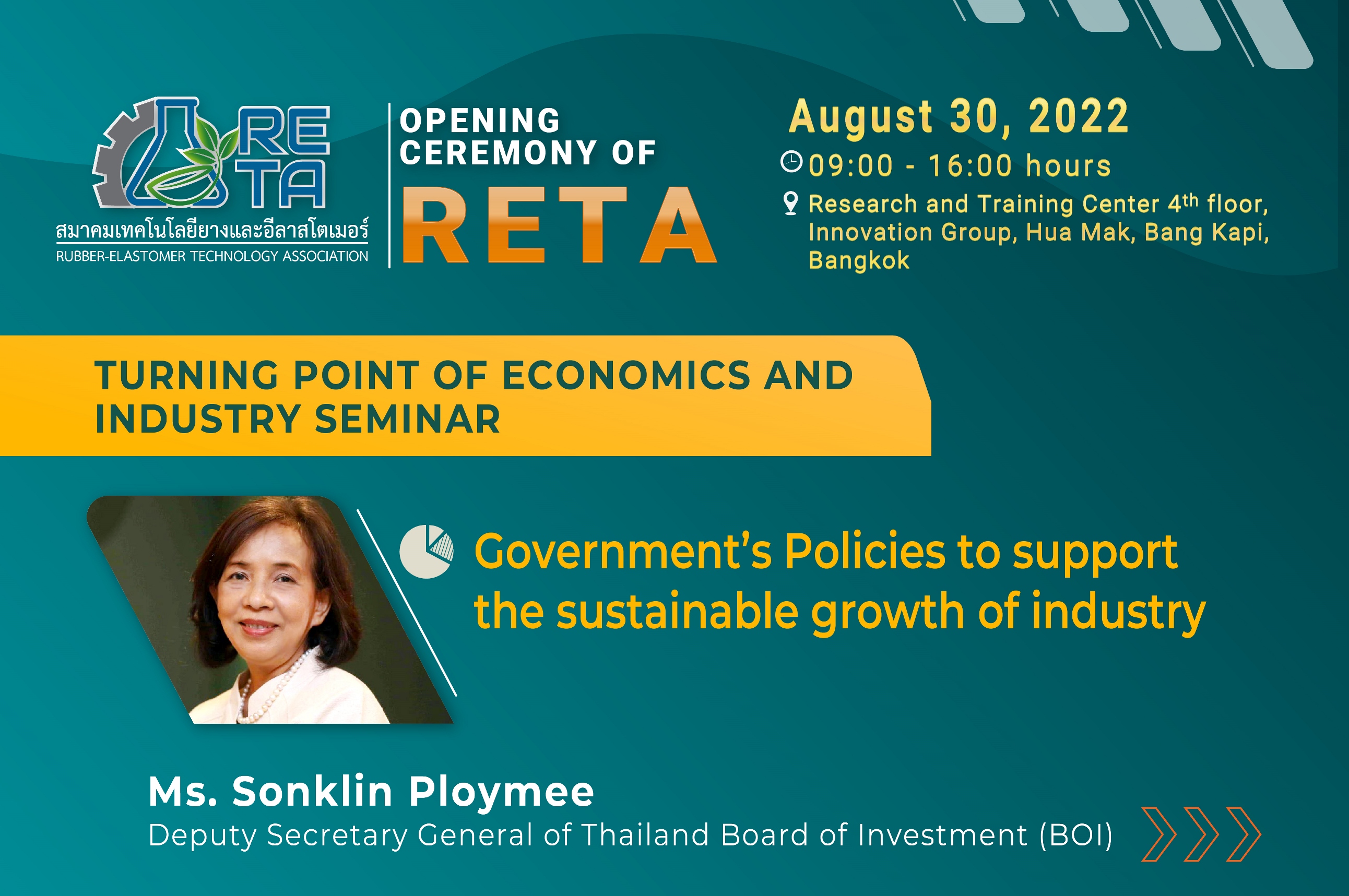 Government’s Policies to support the sustainable growth of industry